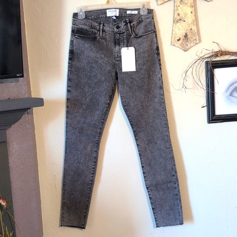 SALE❣️ Frame Denim Le Skinny De Jeans London Los Angeles Bennington Stretch - Picture 8 of 16
